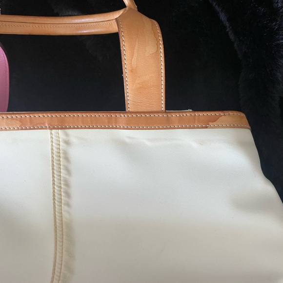 Coach Hampton Weekender Nylon Vachetta Tote Y2K - Picture 8 of 9